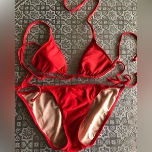 Old navy red bikinis